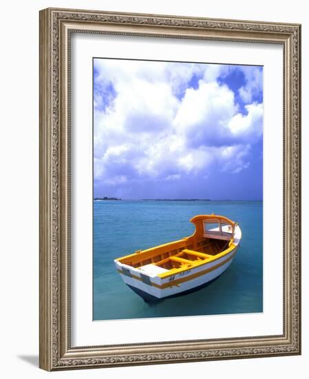 Close-up of Fishing Boat, Aruba-Bill Bachmann-Framed Photographic Print