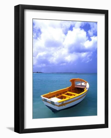 Close-up of Fishing Boat, Aruba-Bill Bachmann-Framed Photographic Print