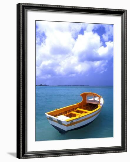 Close-up of Fishing Boat, Aruba-Bill Bachmann-Framed Photographic Print