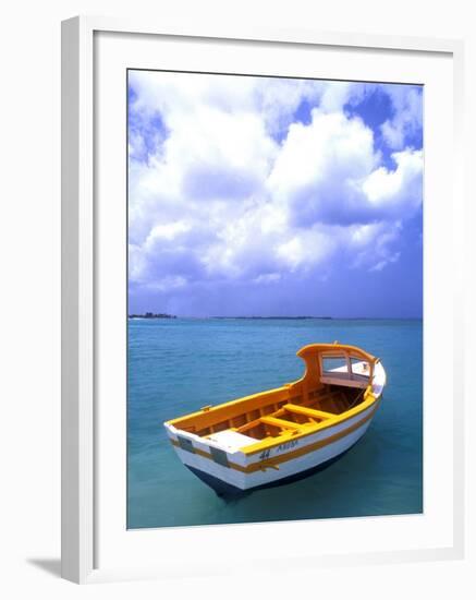 Close-up of Fishing Boat, Aruba-Bill Bachmann-Framed Photographic Print