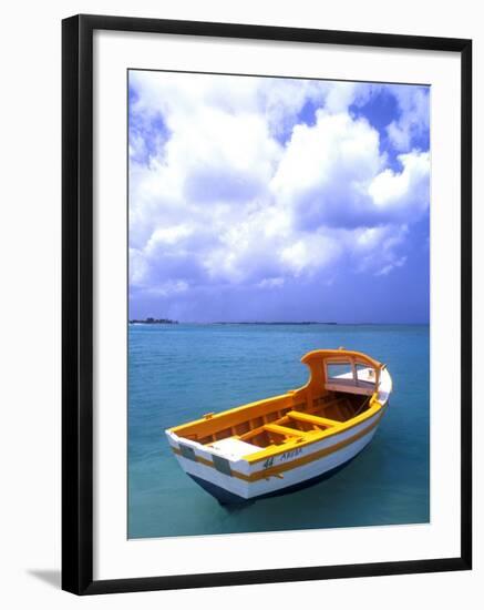 Close-up of Fishing Boat, Aruba-Bill Bachmann-Framed Photographic Print