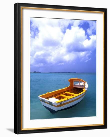 Close-up of Fishing Boat, Aruba-Bill Bachmann-Framed Photographic Print