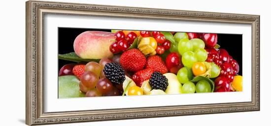 Close up of Fresh Fruits - Fruit assortments - Fruits and Vegetables-Philippe Hugonnard-Framed Photographic Print