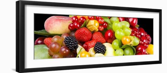 Close up of Fresh Fruits - Fruit assortments - Fruits and Vegetables-Philippe Hugonnard-Framed Photographic Print