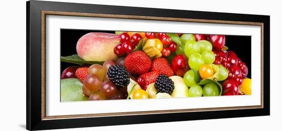 Close up of Fresh Fruits - Fruit assortments - Fruits and Vegetables-Philippe Hugonnard-Framed Photographic Print