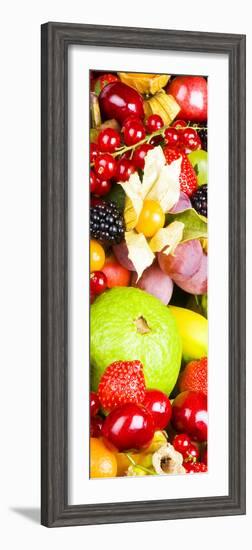 Close up of Fresh Fruits - Fruit assortments - Fruits and Vegetables-Philippe Hugonnard-Framed Photographic Print