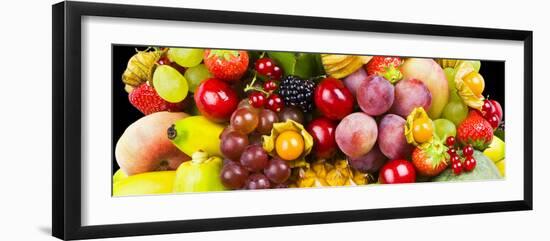 Close up of Fresh Fruits - Fruit assortments - Fruits and Vegetables-Philippe Hugonnard-Framed Photographic Print