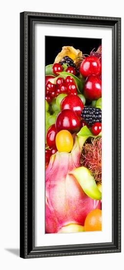 Close up of Fresh Fruits - Fruit assortments - Fruits and Vegetables-Philippe Hugonnard-Framed Photographic Print