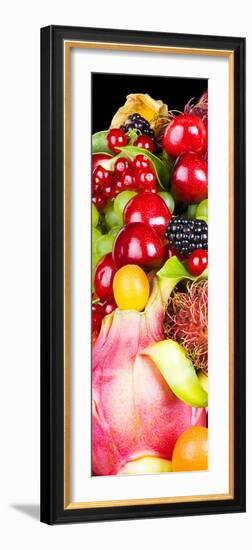 Close up of Fresh Fruits - Fruit assortments - Fruits and Vegetables-Philippe Hugonnard-Framed Photographic Print