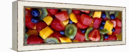 Close-Up of Fruit Salad-null-Framed Premier Image Canvas