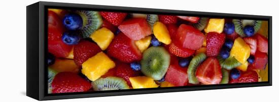 Close-Up of Fruit Salad-null-Framed Premier Image Canvas