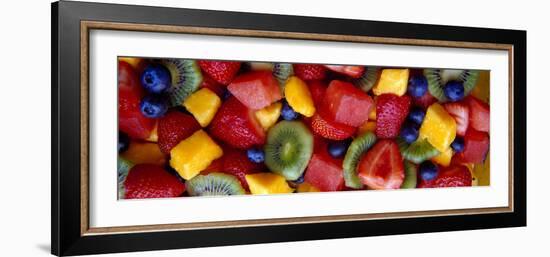 Close-Up of Fruit Salad-null-Framed Photographic Print