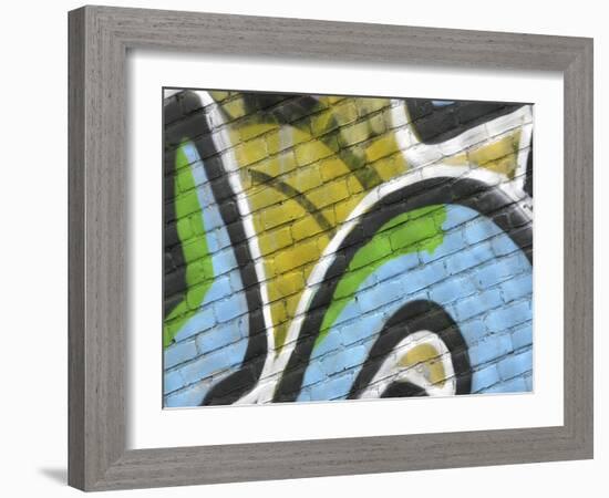 Close-up of Graffiti-null-Framed Photographic Print