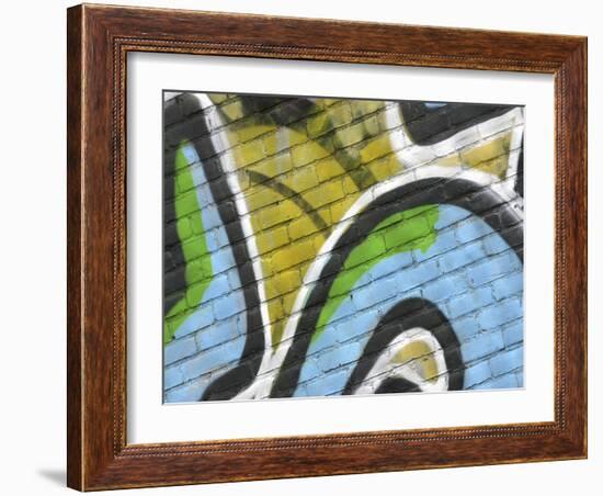 Close-up of Graffiti-null-Framed Photographic Print