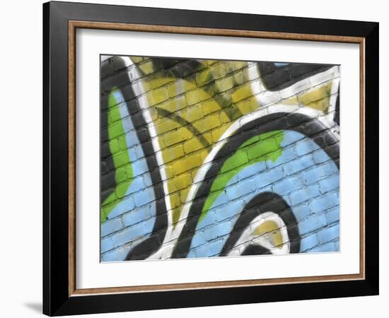 Close-up of Graffiti-null-Framed Photographic Print