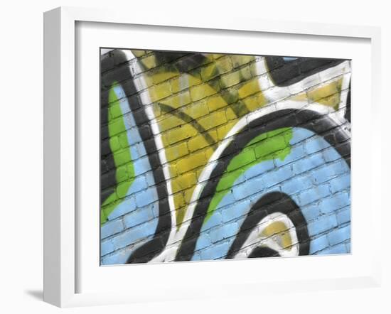 Close-up of Graffiti-null-Framed Photographic Print