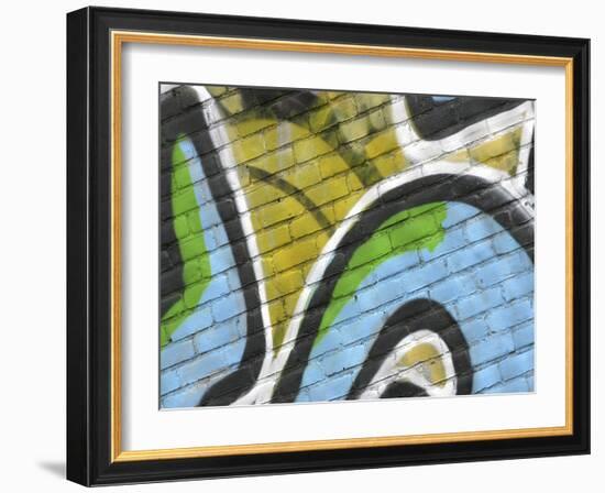 Close-up of Graffiti-null-Framed Photographic Print