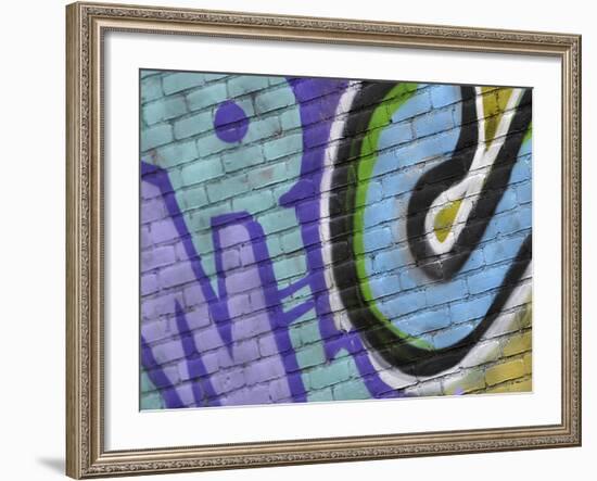 Close-up of Graffiti-null-Framed Photographic Print