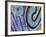 Close-up of Graffiti-null-Framed Photographic Print