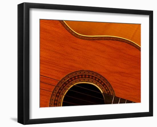 Close-up of Guitar-null-Framed Photographic Print