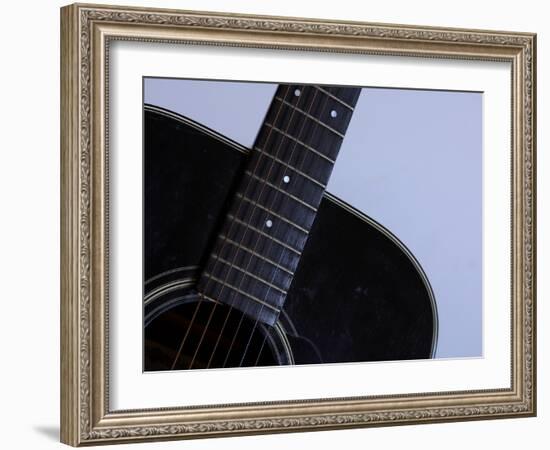 Close-up of Guitar-null-Framed Photographic Print