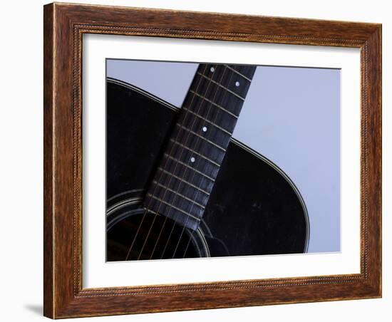 Close-up of Guitar-null-Framed Photographic Print