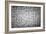 Close Up of Hand Drawn Maze on Blackboard-Sergey Nivens-Framed Art Print