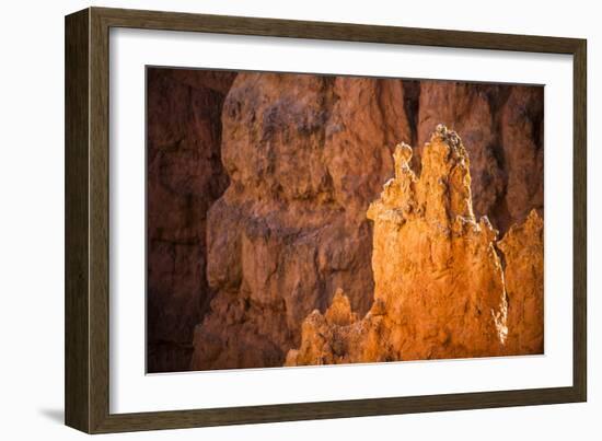 Close Up Of Hoodoos In Bryce Canyon-Lindsay Daniels-Framed Photographic Print