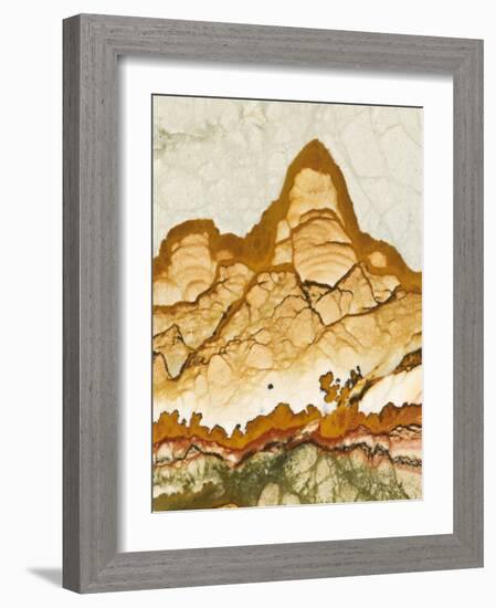 Close-Up of Jasper Stone, Rocky Butte, Oregon, USA-Dennis Kirkland-Framed Photographic Print