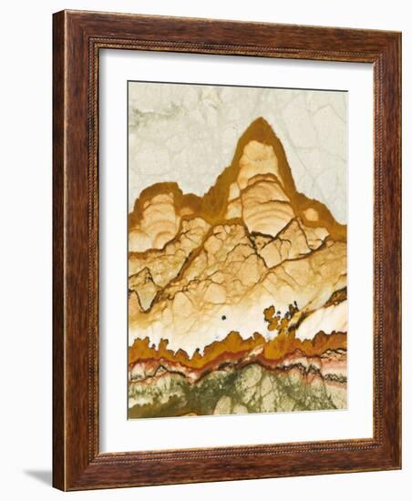 Close-Up of Jasper Stone, Rocky Butte, Oregon, USA-Dennis Kirkland-Framed Photographic Print