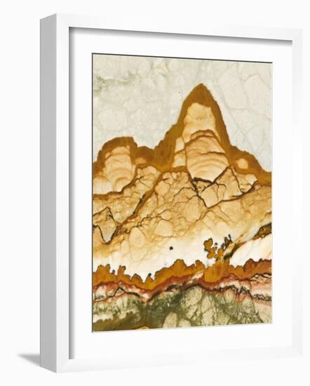 Close-Up of Jasper Stone, Rocky Butte, Oregon, USA-Dennis Kirkland-Framed Photographic Print