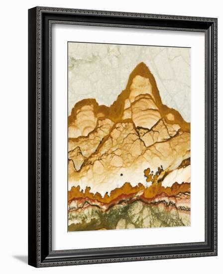 Close-Up of Jasper Stone, Rocky Butte, Oregon, USA-Dennis Kirkland-Framed Photographic Print