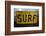 Close-up of License Plate, Australia-Panoramic Images-Framed Photographic Print