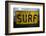 Close-up of License Plate, Australia-Panoramic Images-Framed Photographic Print