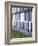 Close up of louvered facade-John Edward Linden-Framed Photo