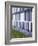 Close up of louvered facade-John Edward Linden-Framed Photo