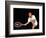 Close-up of Man Playing Tennis-Bill Bachmann-Framed Photographic Print