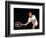 Close-up of Man Playing Tennis-Bill Bachmann-Framed Photographic Print