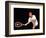 Close-up of Man Playing Tennis-Bill Bachmann-Framed Photographic Print