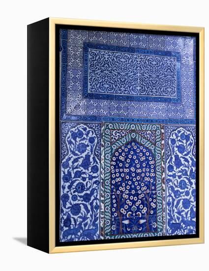 Close-Up of Mosaic, Topkapi Palace, Istanbul, Turkey-R H Productions-Framed Premier Image Canvas