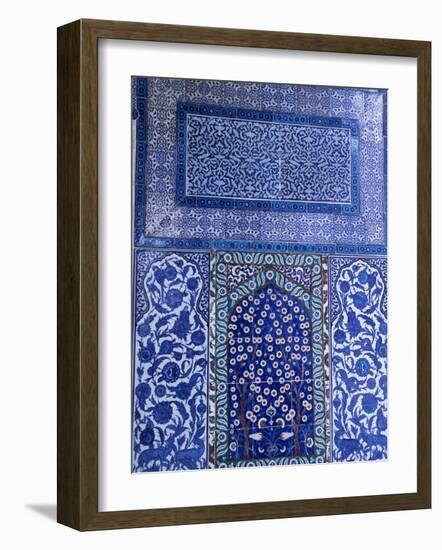 Close-Up of Mosaic, Topkapi Palace, Istanbul, Turkey-R H Productions-Framed Photographic Print