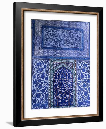 Close-Up of Mosaic, Topkapi Palace, Istanbul, Turkey-R H Productions-Framed Photographic Print