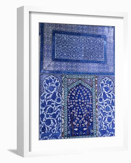 Close-Up of Mosaic, Topkapi Palace, Istanbul, Turkey-R H Productions-Framed Photographic Print