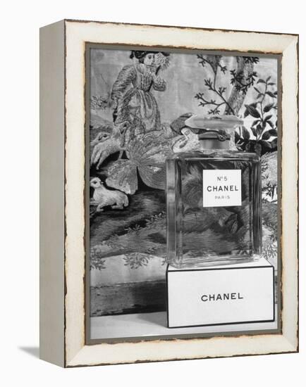 Close Up of Perfume Bottle-Hans Wild-Framed Premier Image Canvas