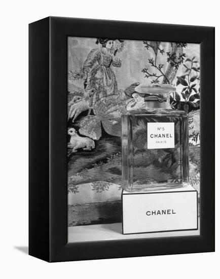 Close Up of Perfume Bottle-Hans Wild-Framed Premier Image Canvas