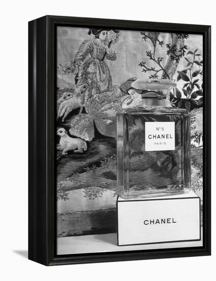 Close Up of Perfume Bottle-Hans Wild-Framed Premier Image Canvas