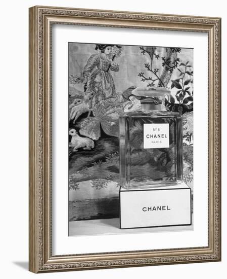 Close Up of Perfume Bottle-Hans Wild-Framed Photographic Print