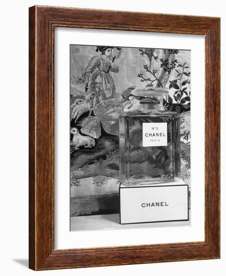 Close Up of Perfume Bottle-Hans Wild-Framed Photographic Print