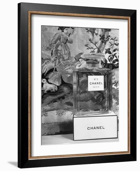 Close Up of Perfume Bottle-Hans Wild-Framed Photographic Print