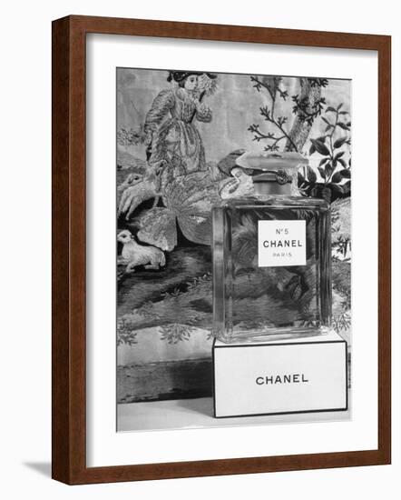 Close Up of Perfume Bottle-Hans Wild-Framed Photographic Print